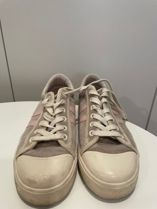 Zapatillas Coolway beige y rosa