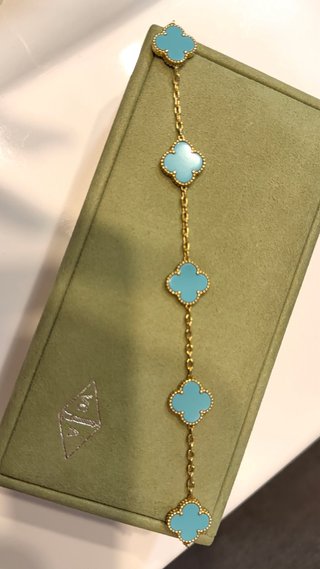 Pulsera Van Cleef & Arpels Turquesa Oro 18 K