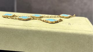 Pulsera Van Cleef & Arpels Turquesa Oro 18 K