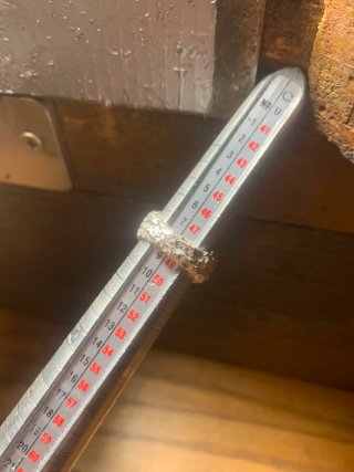 Anillo "Dirty" Plata 925