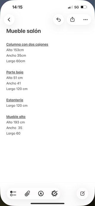Mueble de salón completo