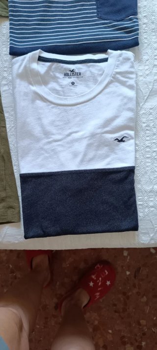 Lote 3 Camisetas Nike y Hollister