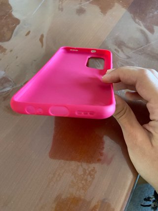 Funda móvil Xiaomi Redmi Note 10, desilicona rosa