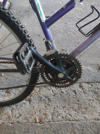 Bicicleta Morada