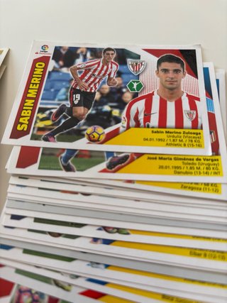 Lote cromos Liga Este 11/12 y 17/18