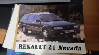 Manual Renault 21 Nevada familiar