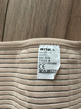 Faja Lumbar Ortopédica Beige - VETTEL