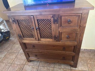 Mueble de madera salón