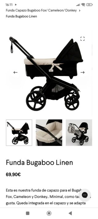 Funda Bugaboo Lino Minicoton