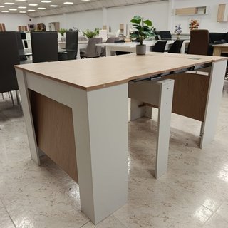 Mesa Comedor Extensible 237cm Madera y Metal