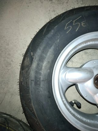 Juego Ruedas Moto Scooter Michelin Dunlop