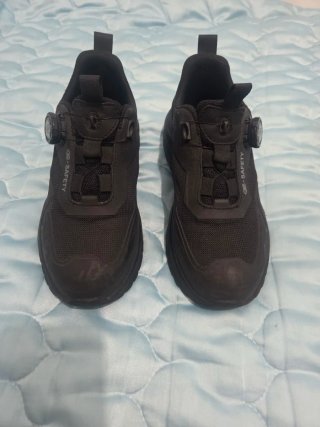 Zapatos de trabajo negros con cierre BOA