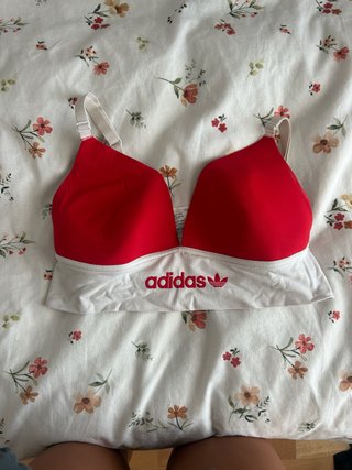 Top Adidas Rojo y Blanco
