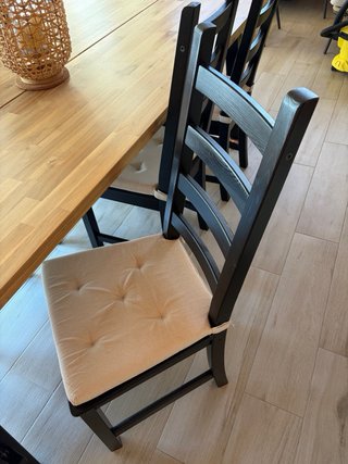 Mesa Comedor y 6 Sillas SKOGSTA/NORDVIKEN Ikea!