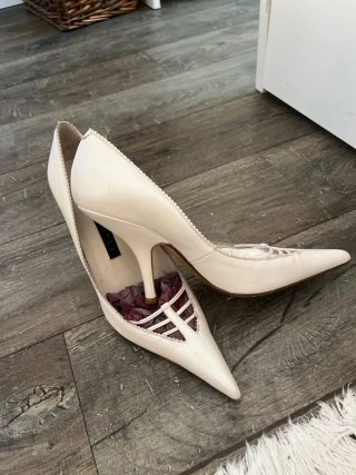 Zapatos de Novia Pura Lopez Blancos