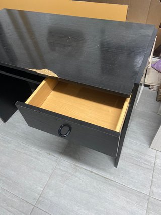 Silla de oficina marrón