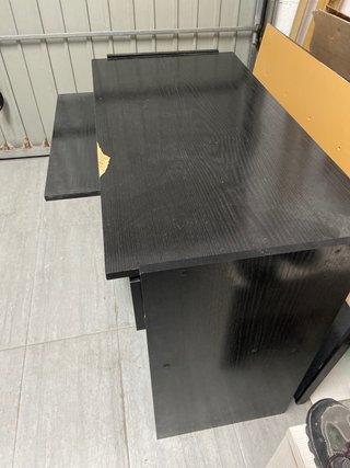 Silla de oficina marrón