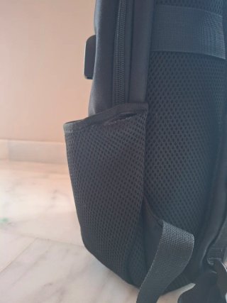 Mochila negra para ordenador portátil