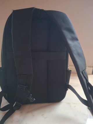 Mochila negra para ordenador portátil