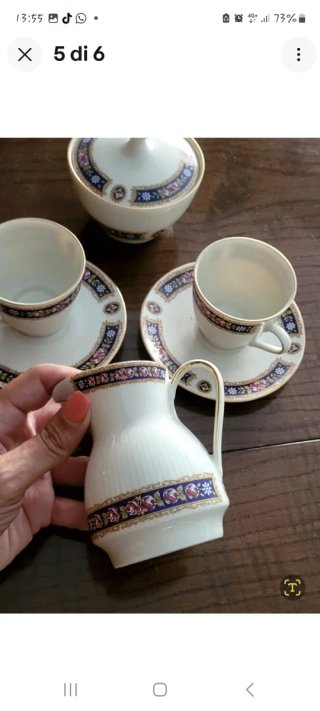 Servizio Tè/Caffè Porcellana Bavarese