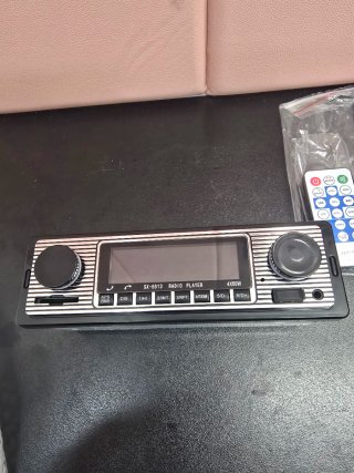 Radio Coche Clásico Bluetooth MP3 USB AUX