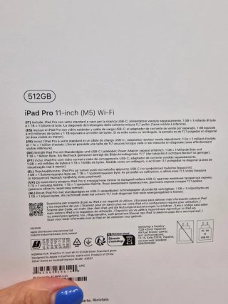 iPad Pro 11 512GB Wi-Fi Plata