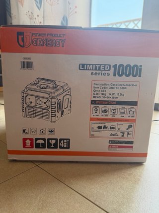 Generador Gasolina Inverter Gasolina 1100W