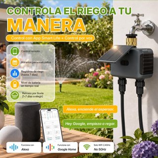 Programador Riego Solar 2 Zonas Mcbazel
