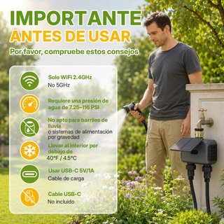 Programador Riego Solar 2 Zonas Mcbazel