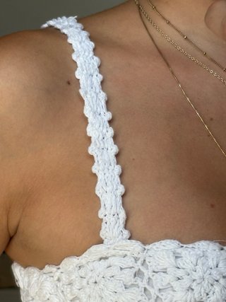 Top Crochet Blanco