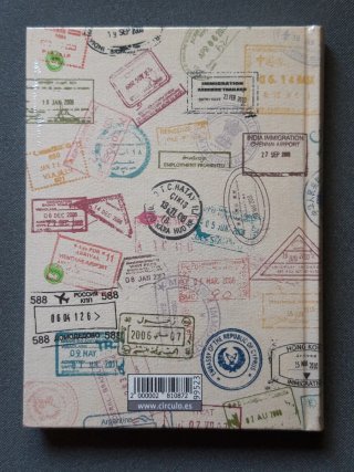 Cuaderno diario de Viaje Estampado Pasaportes