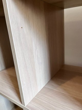 Estantería madera 4 cubos