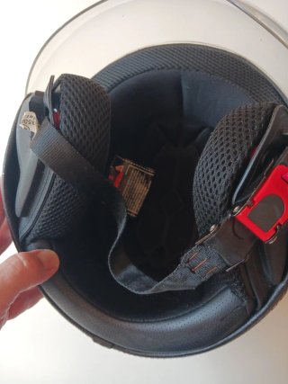 Casco Moto Helmet Talla S Negro