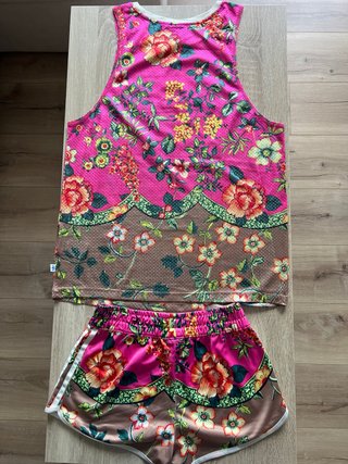 Conjunto Adidas Floral Mujer Talla S