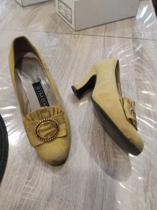 Zapatos de fallera Simon dorados