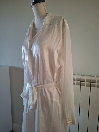 Bata Lise Charmel T.40 Blanca Seda