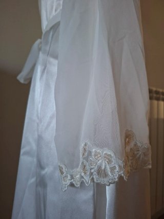 Bata Lise Charmel T.40 Blanca Seda