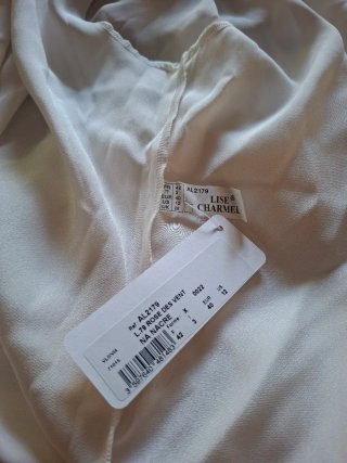 Bata Lise Charmel T.40 Blanca Seda