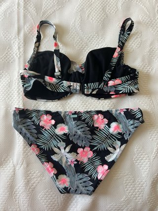 Bikini Roxy Talla M Estampado Tropical