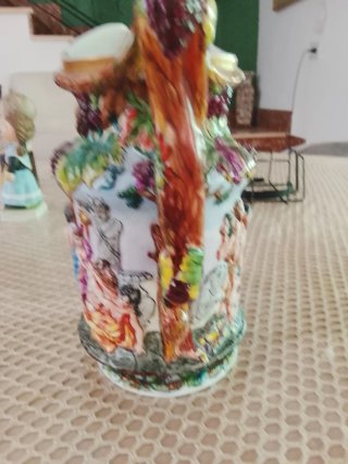 Jarra/Jarrón Porcelana Multicolor