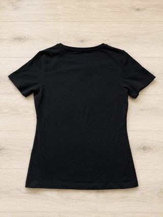 Camiseta básica negra manga corta Easy Wear