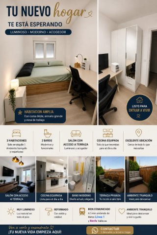 Alquiler habitación - Villa de Vallecas