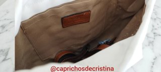 Bolso Beige/Oro 40x29 cm.SOLO ENVI.