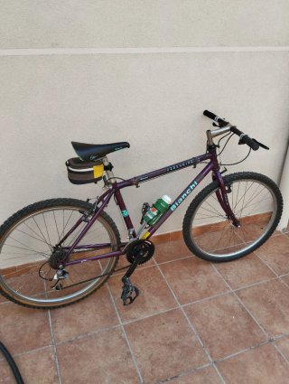 Bicicleta Montaña Bianchi Peregrine Morada