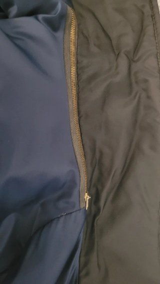 Anorak reversible azul y negra T54