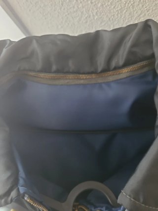 Anorak reversible azul y negra T54