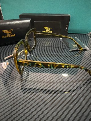 Gafas BLNUSA cuadradas marrones multicolor