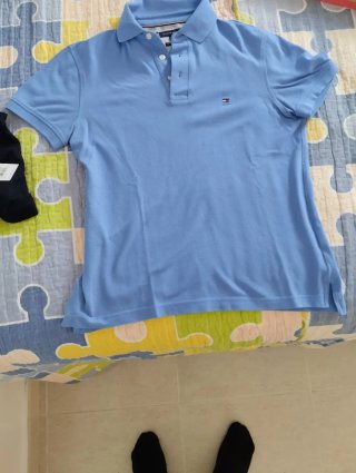 Polo Tommy Hilfiger Azul Slim Fit XS
