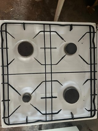 Cocina de gas con horno y 4 fuegos