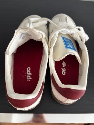 Adidas Samba Beige y Rojo